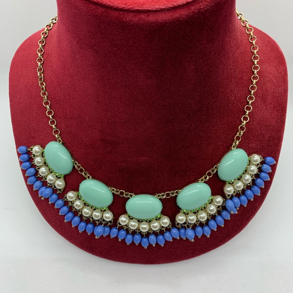 J. Crew Fan Fridge Statement Necklace